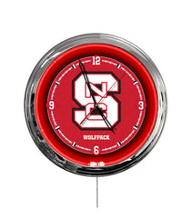 North Carolina State University 16" Multi Color LED Wall Clock
