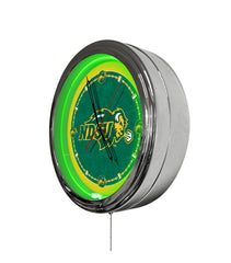 North Dakota State University 16" Multi Color LED Wall Clock