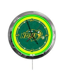 North Dakota State University 16" Multi Color LED Wall Clock