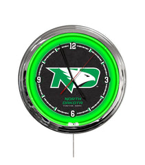 University of North Dakota 16" Multi Color LED Wall Clock