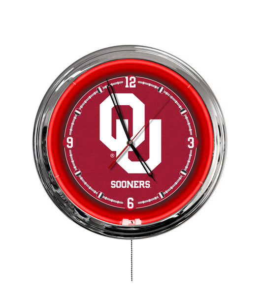 Oklahoma University 16" Multi Color LED Wall Clock