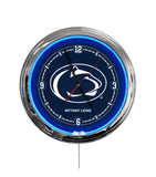 Pennsylvania State University 16" Multi Color LED Wall Clock