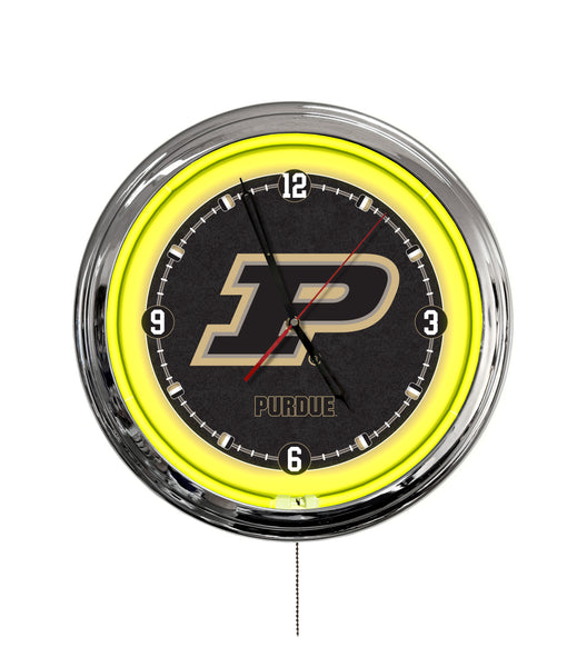 Purdue 16" Multi Color LED Wall Clock