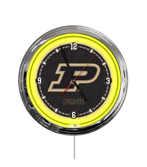 Purdue 16" Multi Color LED Wall Clock