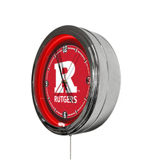 Rutgers 16" Multi Color LED Wall Clock