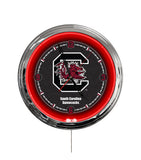 University of South Carolina 16" Multi Color LED Wall Clock