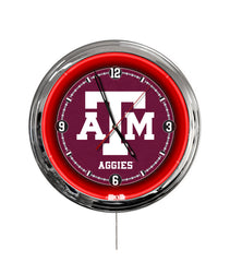 Texas A&M 16" Multi Color LED Wall Clock