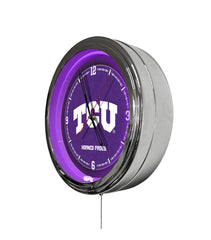 Texas Christian University 16" Multi Color LED Wall Clock