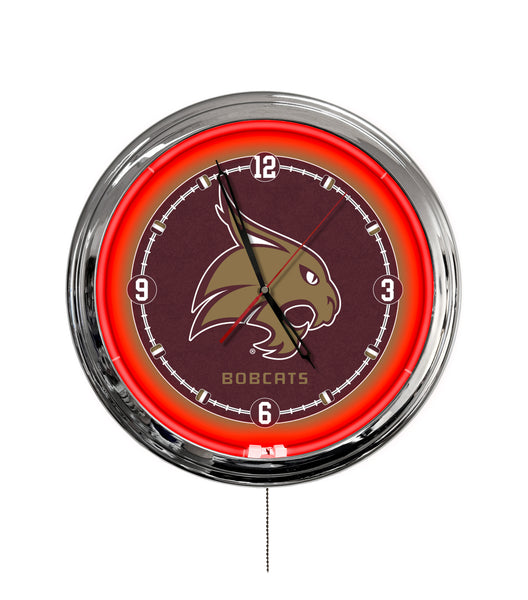 Texas State University 16" Multi Color LED Wall Clock