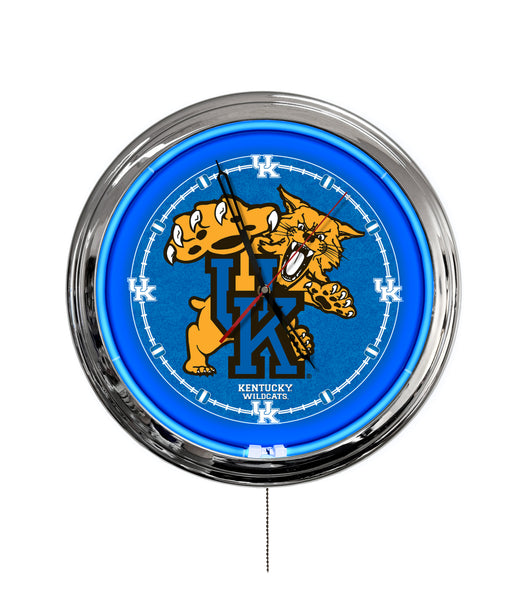 University of Kentucky (Cat) 16" Multi Color LED Wall Clock