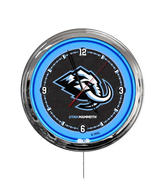 Utah Mammoth 16" Multi Color LED Wall Clock