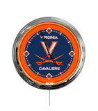 University of Virginia 16" Multi Color LED Wall Clock