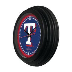 Texas Rangers 15" Traditional Wall Clock
