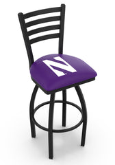 Northwestern University Wildcats Logo L014 Bar Stool | 25", 30", 36" Seat Height NU Wildcats Logo Barstool