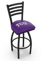 Texas Christian University Horned Frogs Athletics Logo L014 Bar Stool | 25", 30", 36" Seat Height TCU Horned Frogs Logo Barstool