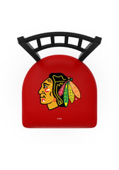 Chicago Blackhawks L018 Bar Stool | NHL Chicago Blackhawks Team Logo Bar Stool