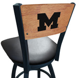 University of Michigan Wolverines L038 Laser Engraved Bar Stool by Holland Bar Stool