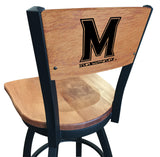 Maryland Terrapins L038 Laser Engraved Bar Stool by Holland Bar Stool