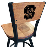 NC State Wolfpack L038 Laser Engraved Bar Stool by Holland Bar Stool