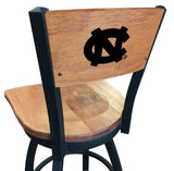 North Carolina Tarheels L038 Laser Engraved Bar Stool by Holland Bar Stool