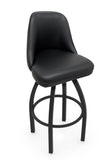 Eastern Washington University L048 Swivel Bar Stool with Full Bucket Seat | NCAA Eastern Washington University Full Bucket Bar Stool with Eagles Logo