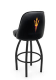 Arizona State University L048 Swivel Bar Stool with Full Bucket Seat | NCAA Arizona State University Full Bucket Bar Stool with Fork Logo