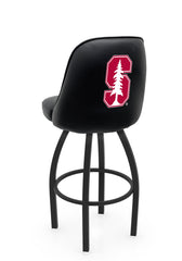 Stanford L048 Swivel Bar Stool with Full Bucket Seat | NCAA Stanford Full Bucket Bar Stool with Logo