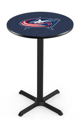 L211 NHL Columbus Blue Jackets Pub Table | Holland Bar Stool NHL Columbus Blue Jackets Pub Table