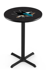L211 NHL San Jose Sharks Pub Table | Holland Bar Stool NHL San Jose Sharks Pub Table