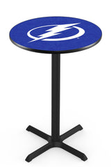 L211 NHL Tampa Bay Lightning Pub Table | Holland Bar Stool NHL Tampa Bay Lightning Pub Table