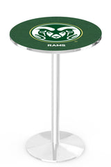 L214 Chrome Colorado State Rams Pub Table
