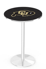 L214 Chrome Colorado Buffaloes Pub Table