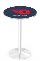 L214 Chrome Dayton Flyers Pub Table