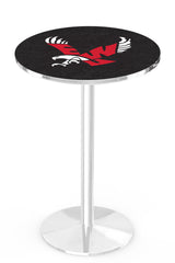 L214 Chrome Eastern Washington Eagles Pub Table