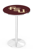 L214 Chrome Florida State Seminoles FSU Script Pub Table