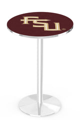 L214 Chrome Florida State Seminoles FSU Script Pub Table