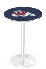 L214 Chrome Fresno State University Bulldogs Pub Table