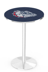 L214 Chrome Gonzaga Bulldogs Pub Table