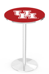 L214 Chrome University of Houston Cougars Pub Table