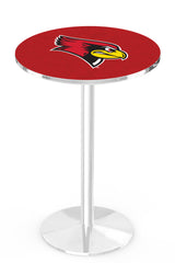 L214 Chrome Illinois State University Redbirds Pub Table