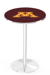 L214 Chrome Minnesota Golden Gophers Pub Table