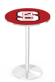 L214 Chrome NC State Wolfpack Pub Table