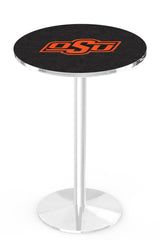 L214 Chrome Oklahoma State University Cowboys Pub Table