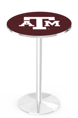 L214 Chrome Texas A&M Aggies Pub Table