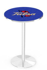 L214 Chrome University of Tulsa Golden Hurricanes Pub Table