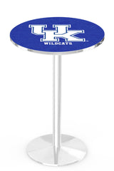 L214 Chrome University of Kentucky Wildcats Script Pub Table