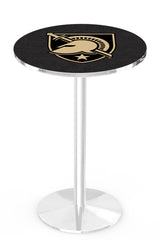 L214 Chrome U.S. Military Academy Black Knights Army Pub Table
