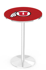 L214 Chrome Chrome Utah Utes Pub Table