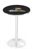 L214 Chrome Wright State Raiders Pub Table