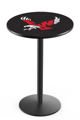 L214 Black Wrinkle Eastern Washington Eagles Pub Table